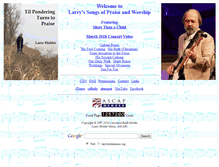 Tablet Screenshot of larryholdermusic.org